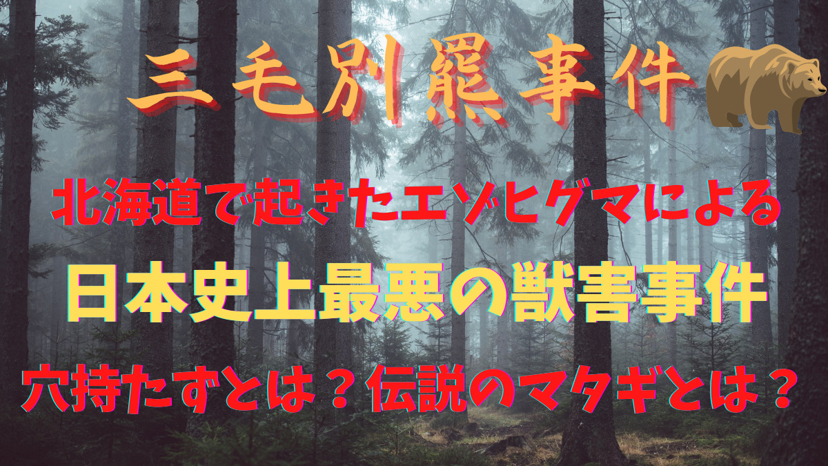 三毛別羆事件 北海道苫前町で起きた穴持たずのエゾヒグマによる日本史上最悪の獣害事件 討伐したのは伝説のマタギ